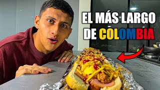 HICE EL PERRO CALIENTE MÁS LARGO DE COLOMBIA😱🇨🇴 [upl. by Jenks]