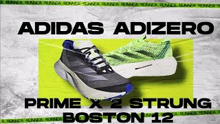 adidas Adizero Boston 12 vs adidas Prime X 2 Strung  Quelle chaussure choisir pour courir [upl. by Ellis]