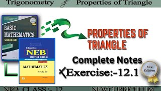 quotTrigonometry by properties of triangle Class 12 Math Notes Revealquot [upl. by Lednar]