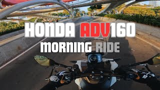 Sunday Early Morning Ride  Honda ADV160  4K [upl. by Elimay]