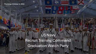 US Navy Recruit Training Command Graduation Ceremony on Thursday October 3 2024 [upl. by Jolanta]