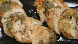 Cheese and Pepper Stuffed Chicken  Sanjeev Kapoor Khazana [upl. by Abrams27]