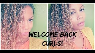 NATURAL HAIRHow to Get Better CURLS with Cantu Shea Butter Moisturizing Curl Activator Cream [upl. by Htebiram]