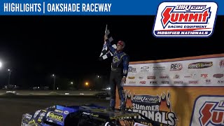 DIRTcar Summit Modified Nationals  Oakshade Raceway  July 13 2024  HIGHLIGHTS [upl. by Notsahc]