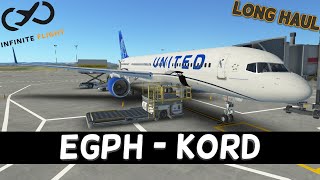 🔴Infinite Flight LIVE  LONG HAUL  Edinburgh to Chicago O Hare [upl. by Aivul]