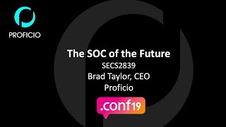 The SOC of the Future [upl. by Idnar]