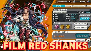 EXTREME FILM RED SHANKS GAMEPLAY I ONE PIECE BOUNTY RUSH [upl. by Yenalem]