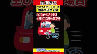 🚲知らないと罰金⁉️自転車運転の法律改正❗️🚲道路交通法 改正 罰金 自転車運転者講習制度 [upl. by Eisen]