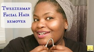 Tweezerman Facial Hair Remover I First Impression [upl. by Nanda]