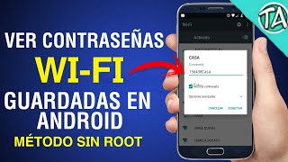 Cómo Ver Contraseña de WIFI Guardada en Android SIN ROOT 2018 [upl. by Leid585]