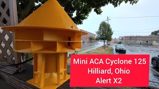 Mini ACA Cyclone 125 Siren Test  Hilliard OH  Alert X2 [upl. by Deva]