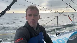 Première vidéo du bord  IMOCA Thomas Ruyant VendéeGlobe [upl. by Ledniahs]