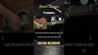 Vampire  Olivia Rodrigo  EASY Guitar Lessons for Beginners  Chord amp Strumming Pattern [upl. by Lowndes752]