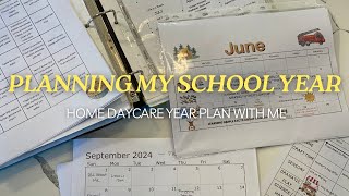 Planning My New Daycare Year  Plan The New School Year With Me [upl. by Aicxela]