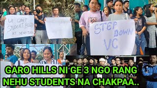 NEHU STUDENTS VICE CHANCELLOR KO STEP DOWN KACHINA MIJALONI KONTA 24 DAAL WALONA PROTEST [upl. by Ila]