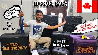 LUGGAGE BUYING TIPS FOR INTERNATIONAL STUDENTS CABIN BAGS  CHECKIN BAGS  INTERNAIONAL STUDENT [upl. by Aivax]