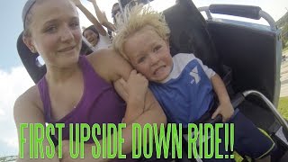 HUDSONS FIRST UPSIDE DOWN RIDE [upl. by Repohtsirhc]