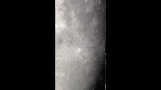 Celestron 130SLT video test 9mm and Gosky adapter for iPhone 5 HD [upl. by Eronaele379]