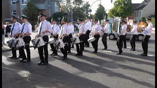 Schützenfest Klompenkirmes am 02 Oktober 2023 in GV Elsen Der Aufmarsch zur Regimentabnahme 2023 [upl. by Merell]