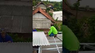 asbestos vs mild steel shorts builder architecture building viral [upl. by Ahsikrats538]