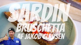 Sardin bruschetta  Opskrifter  P Clausens Fiskehandel [upl. by Joshi271]