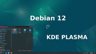 Debian 12 quotbookwormquot KDE PLASMA [upl. by Aidroc]