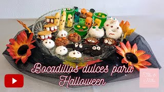 🎃 ¡Bocadillos dulces para Halloween 🎃  Recetas rápidas fáciles y económicas  TITA Y MITA [upl. by Daukas106]