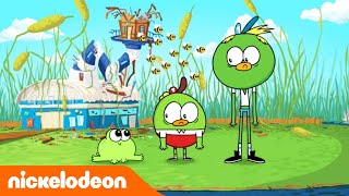 Breadwinners  Treinamento do sapo  Nickelodeon em Português [upl. by Nelyaw]