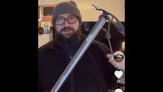 ice axe unboxing for REI review [upl. by Mcadams]