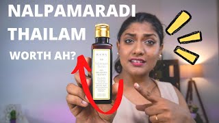 why this hype🤔 Nalpamaradi thailam in tamil  Kama Ayurveda [upl. by Beaudoin]