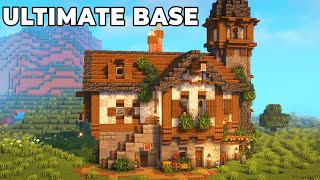 Minecraft Ultimate Medieval Survival Base Tutorial [upl. by Heddie]