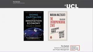 Mariana Mazzucato and Bill Janeway  Doing Capitalism with The Entrepreneurial State [upl. by Copeland]