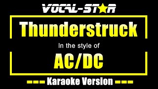 Thunderstruck Karaoke  ACDC Karaoke Version [upl. by Aubarta]