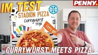 Penny Stadion Pizza Currywurst Style im Test [upl. by Ycrad]