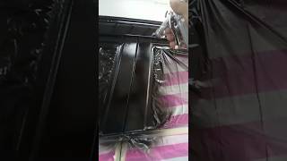 Method of applying lacquer on black color automobile detailwork carrepair automotiveexterior 👍 [upl. by Riki]