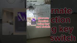 alternate function using key card switch bernaztvvlog [upl. by Enibas]