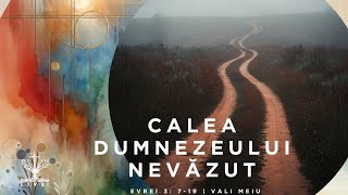 Epistola catre Evrei 3 7  19  Calea Dumnezeului nevăzut  Vali Meiu [upl. by Aiden]