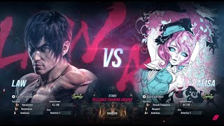 Tekken 8 Online Battle Law vs Alisa  Follow for More Videos youtbe [upl. by Nyleimaj]