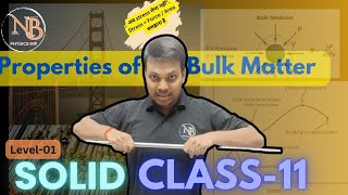 Class 11th🔥 Stress strain curve Properties of Bulk Matter solid lect03 NB PHYSICS वाले 🔥🔥 [upl. by Yettie]