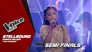 The Voice Kids Jennica Belaza is a DIVA with I Am Changing  Semi Finals [upl. by Ally649]