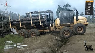 MudRunner  K 9000 Forwarder Transporting Logs [upl. by Duleba916]