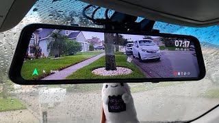 Wolfbox 4k Mirror Dash amp Backup camera Unboxing Install and Features [upl. by Lehcear]