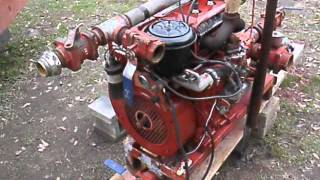 old Wisconsin TJD 182hp wHale pump [upl. by Athal314]