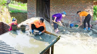 Building A Toilet And Bathroom With Many Bricks  Help Lonely Old Lady Repair House Quan Thi Ky [upl. by Ia775]