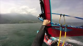 Windsurf Dervio Lake Como Test Goya Banzai X Pro 2019 57 [upl. by Acitel]