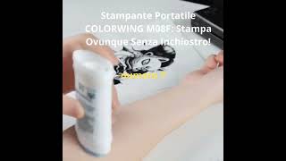 Stampante Portatile COLORWING M08F Stampa Ovunque Senza Inchiostro [upl. by Culbert]