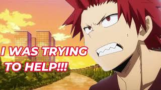 Fighting with your boyfriend Kirishima Kirishima x listener [upl. by Nwahsyar]