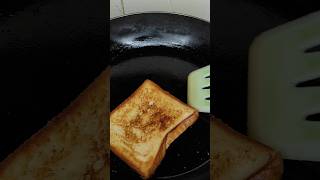 Bread toast without egg 😋 breakfast youtubeshorts food cooking shorts bread [upl. by Aineval977]