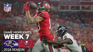 Baltimore Ravens vs Tampa Bay Buccaneers Game Highlights  NFL 2024 Season Week 7 [upl. by Eilahtan]