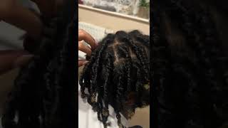 Starting His Locs dreadlocstyles locjourney [upl. by Haggerty]